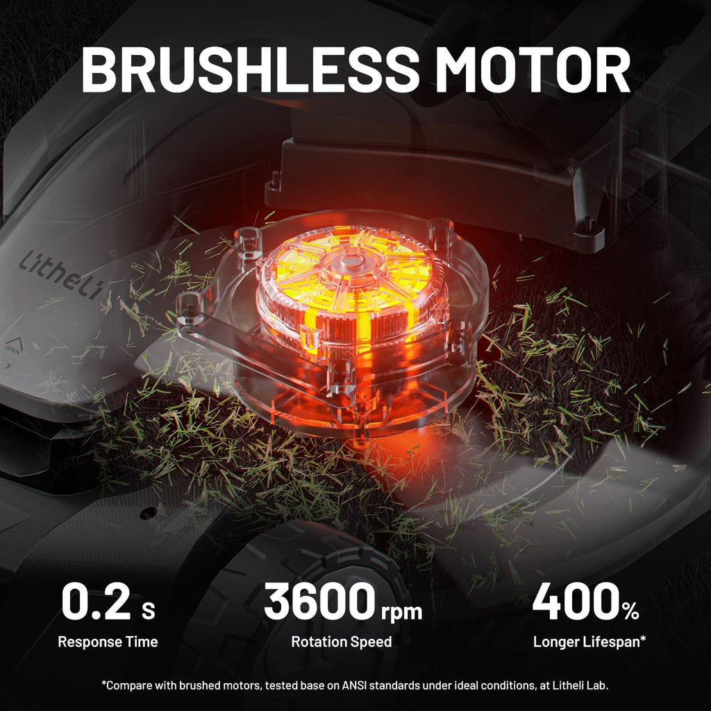18" Cordless Electric Self Propelled Lawn Mower J899