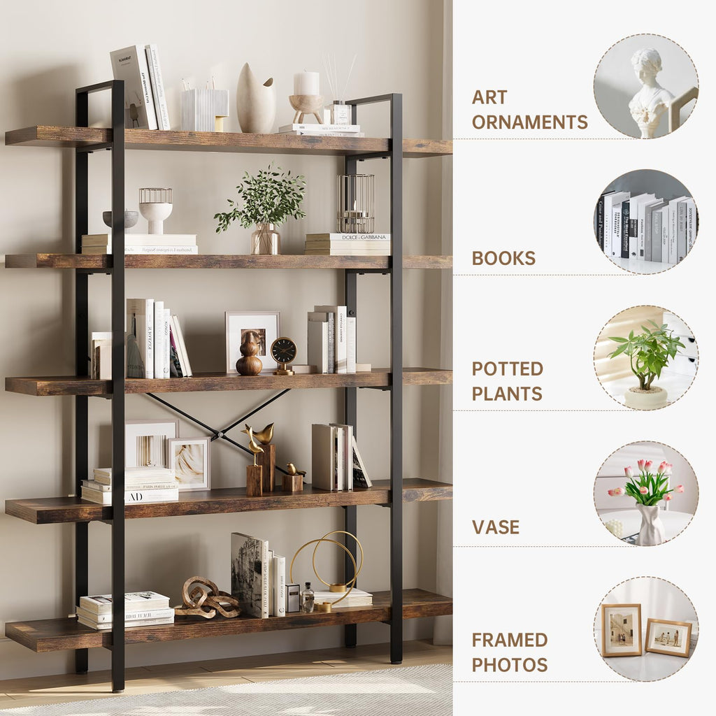 Heavy Duty 5 Tier Industrial Bookcase L877797