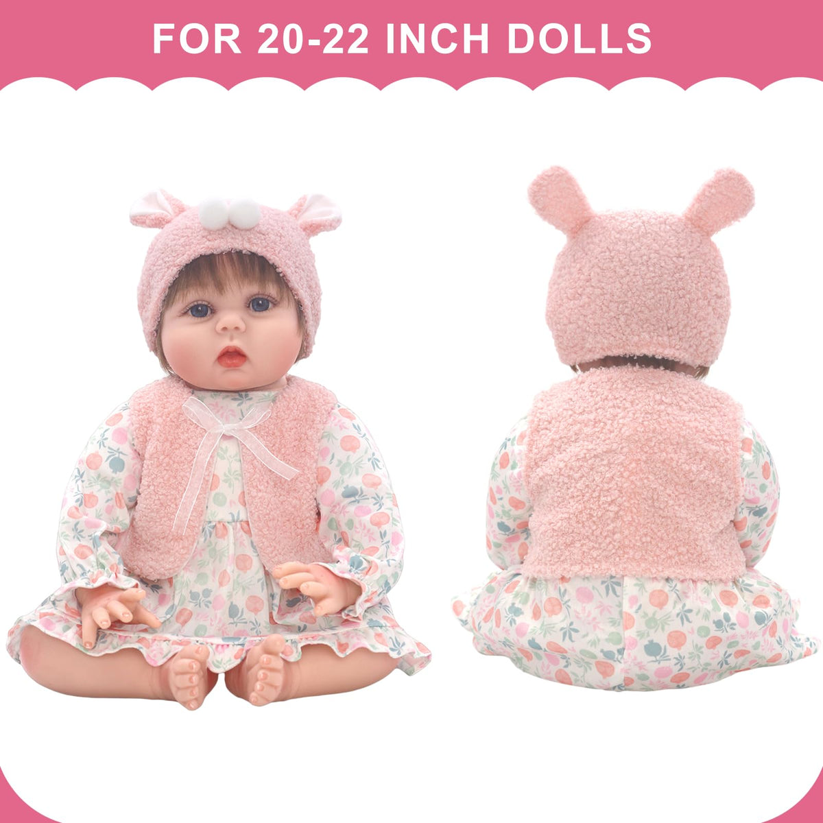 20-22 Inch Doll Clothes and Accessories 4 Sets I90857