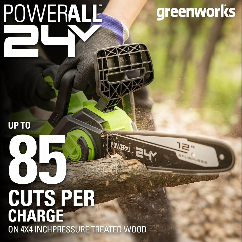 24V 12 in Cordless Electric Chainsaw T558667