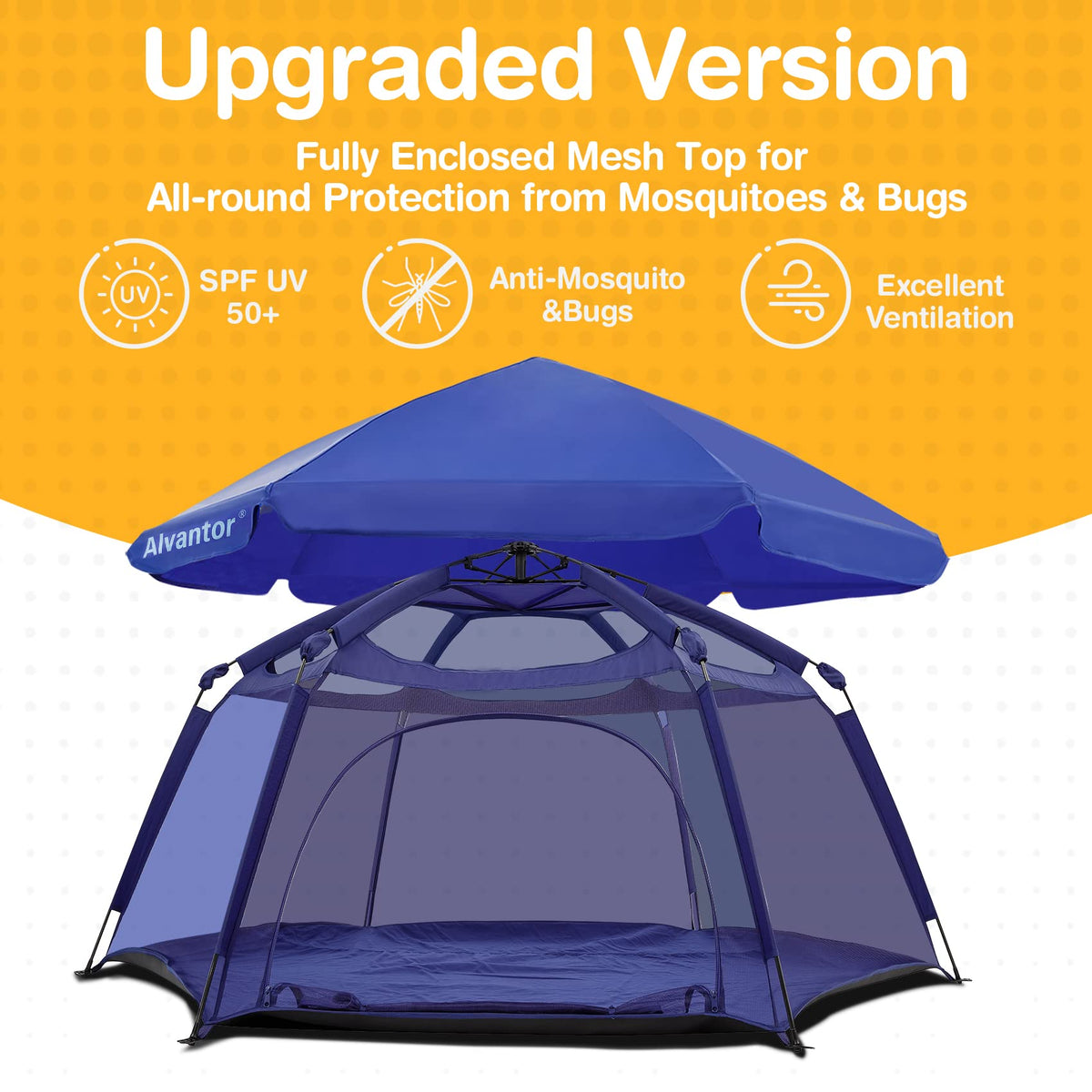 Portable Baby Playpen with Mesh G249