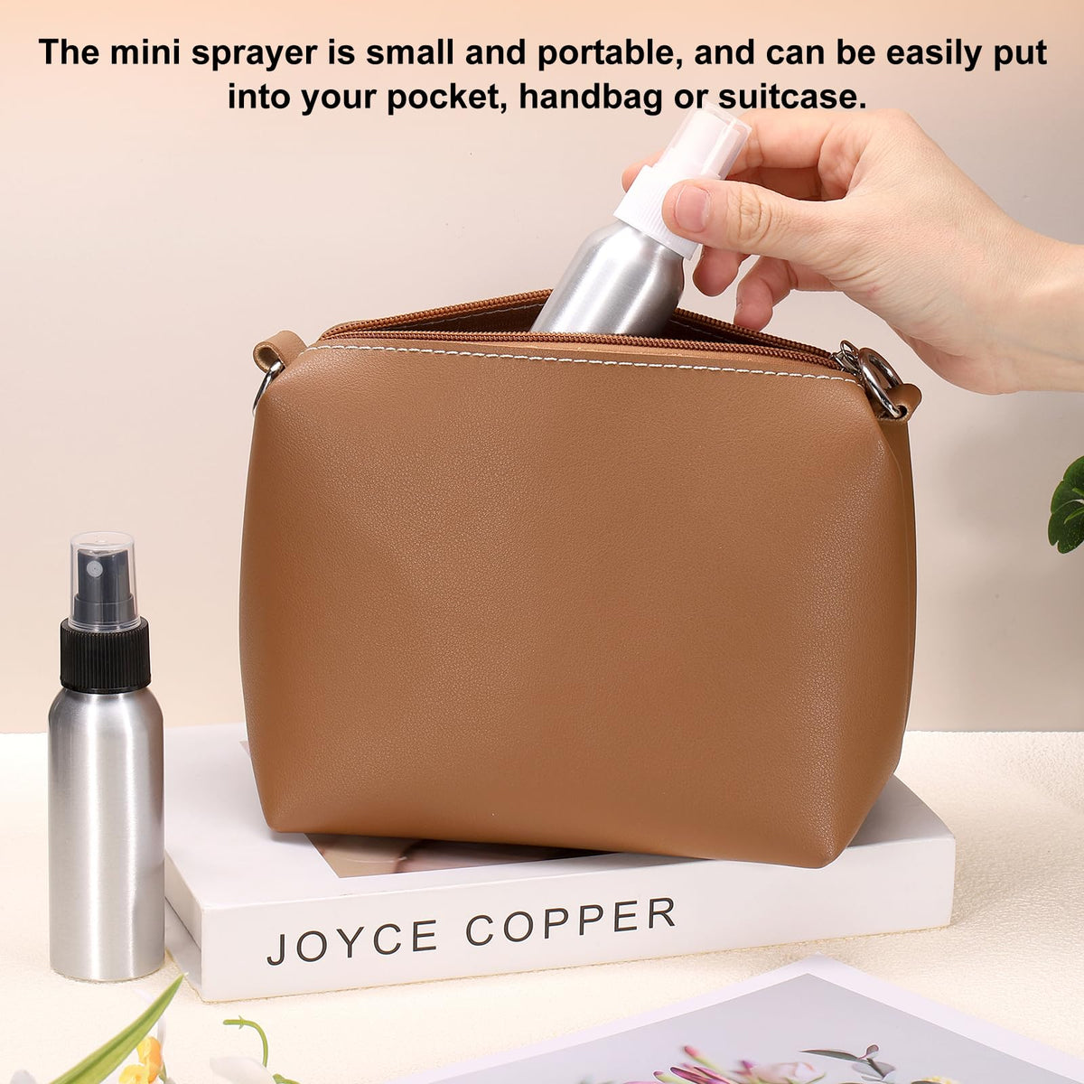 5 Pc 80 ml Aluminum Fine Mist Spray Bottles Q7207