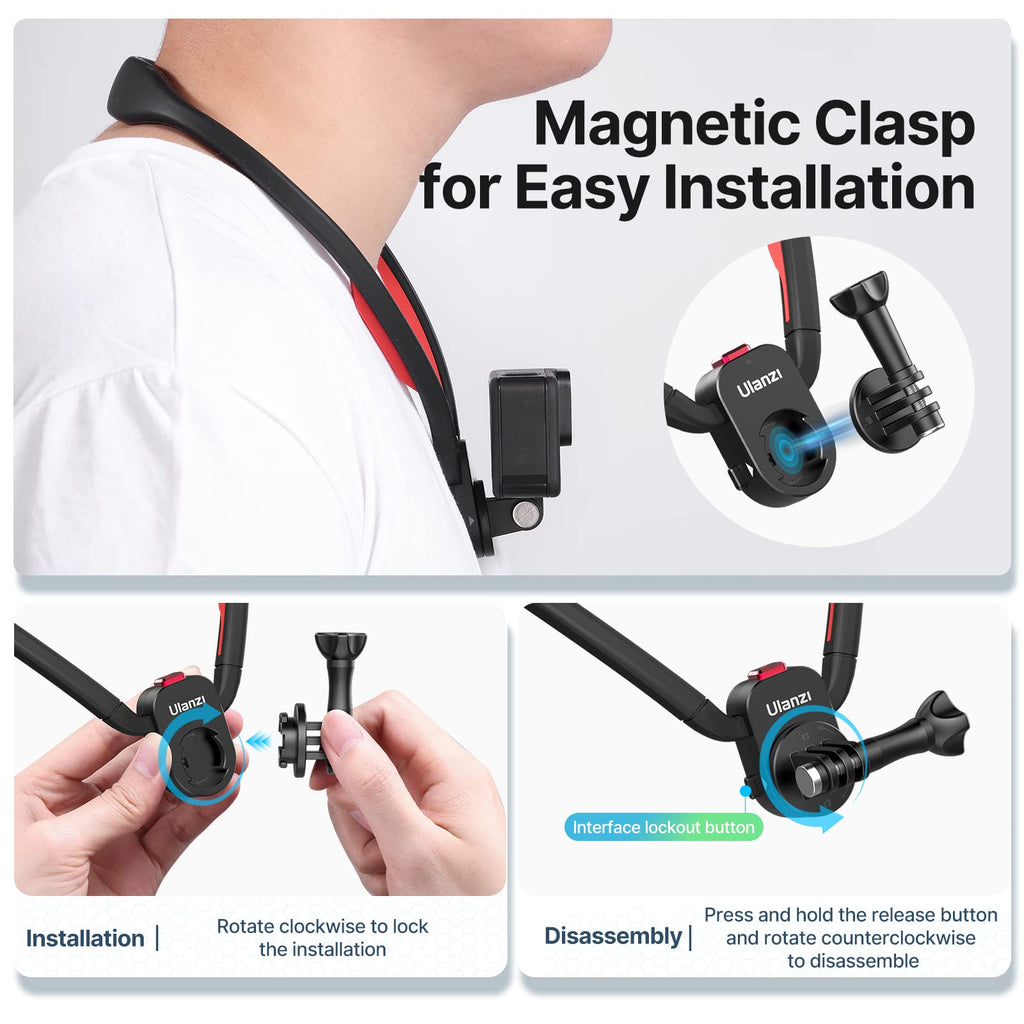 Magnetic Neck Mount for Action Cameras M151