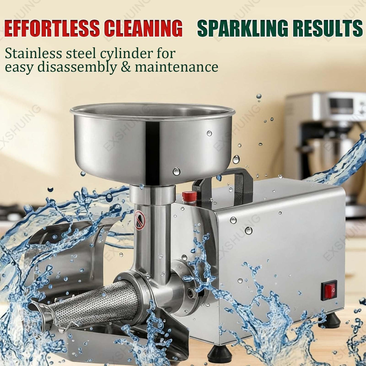 450w Electric Tomato Strainer With Automatic Pulp Separator X68726