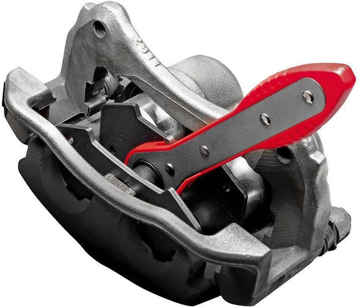 Brake Caliper Press Tool with 2 Caliper Hooks 2 Steel Plates and Gloves I140