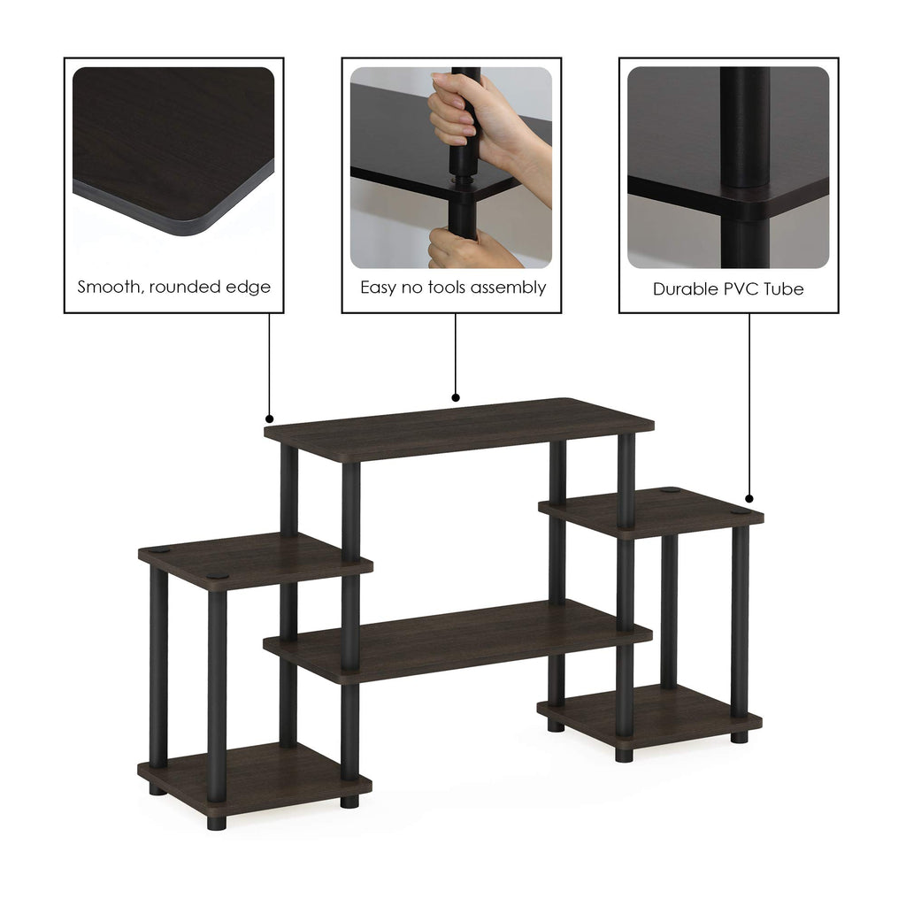 Dark Brown/Black Entertainment TV Stands F902