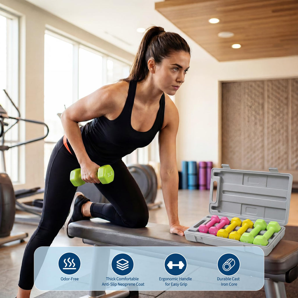 Neoprene Coated Dumbbell Set N740