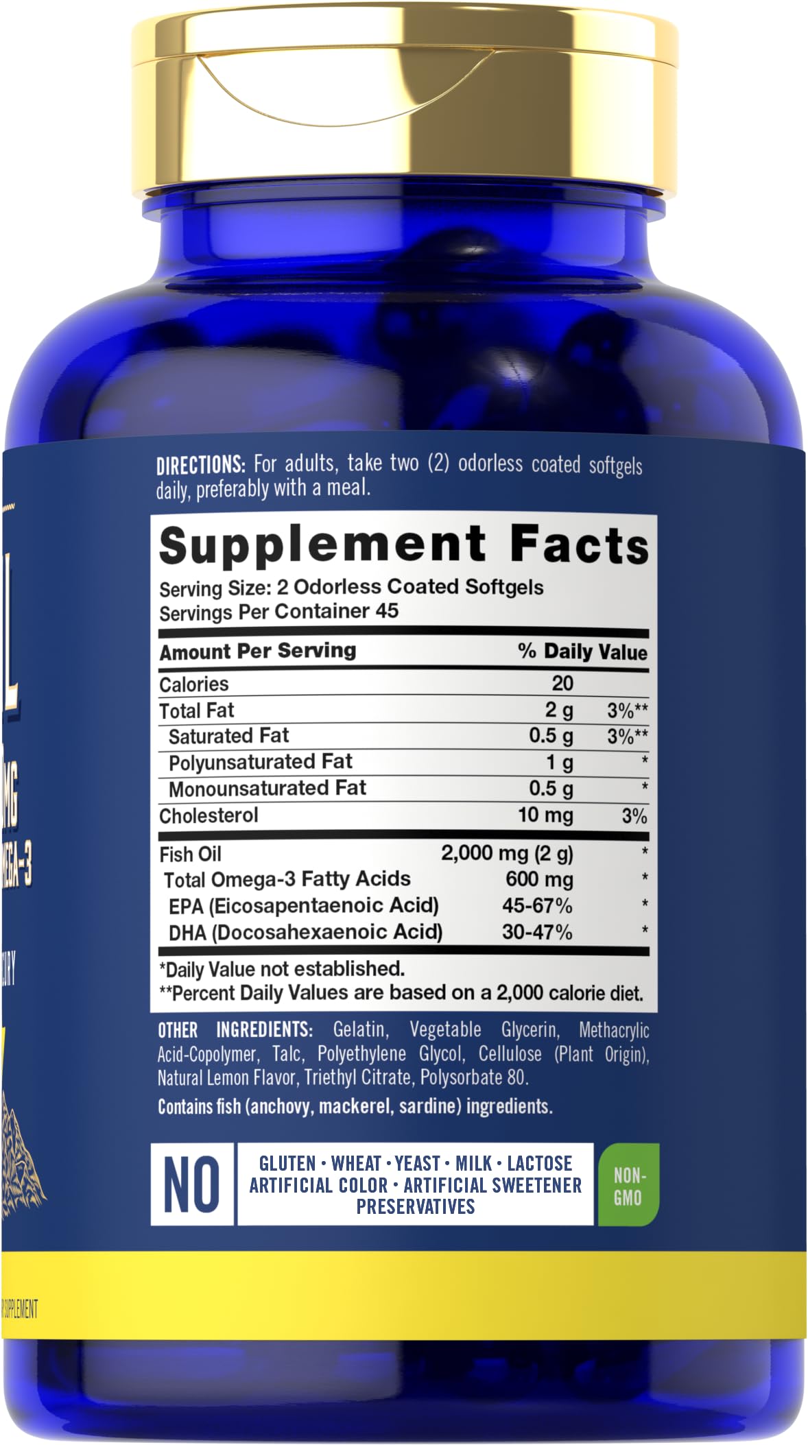 Fish Oil 2000mg Omega 3 Supplement R578040