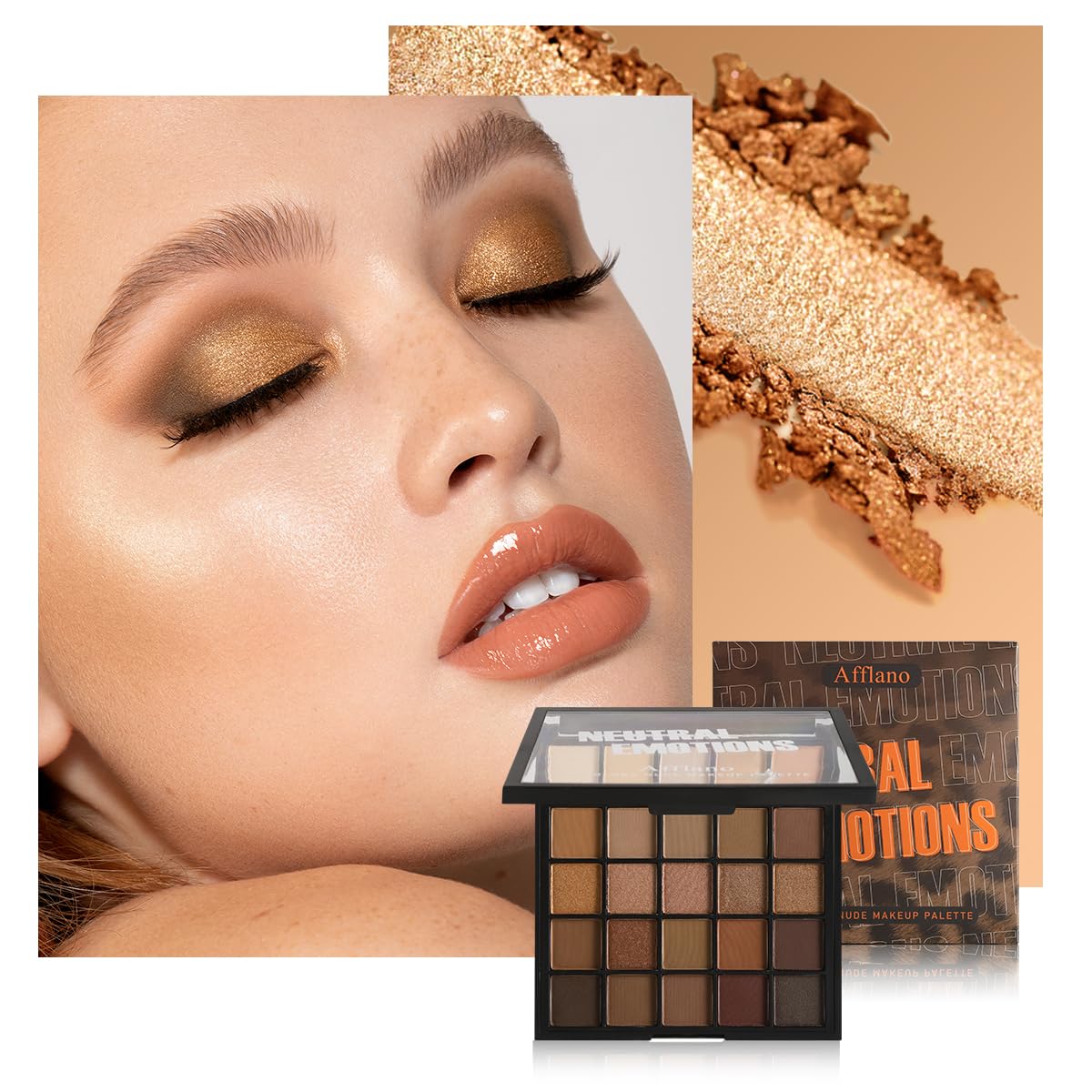 Nude Neutral Matte Shimmer 25 Shades Eyeshadow Palette D7867