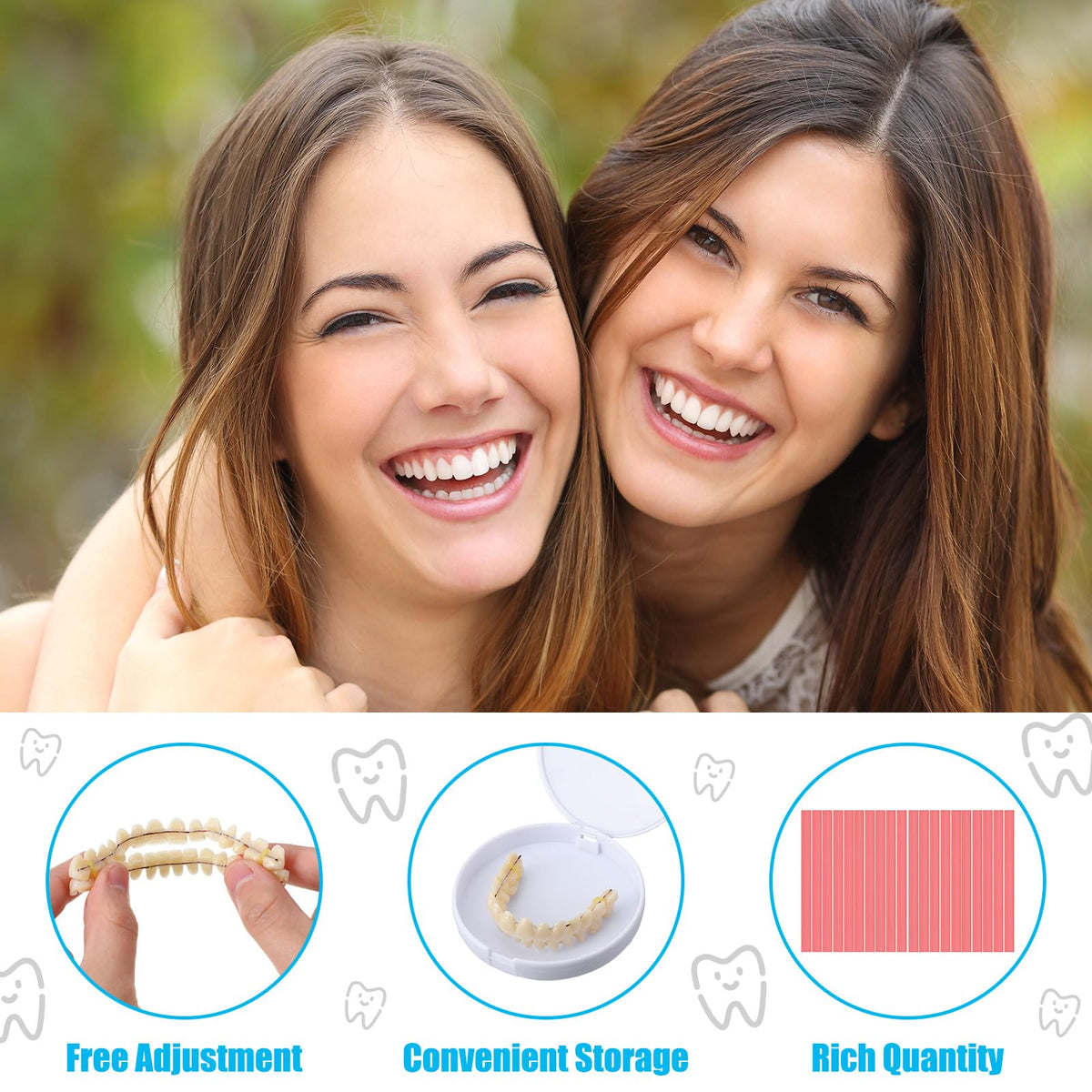 35 Pcs Dentures Repair Kit with Tools W896