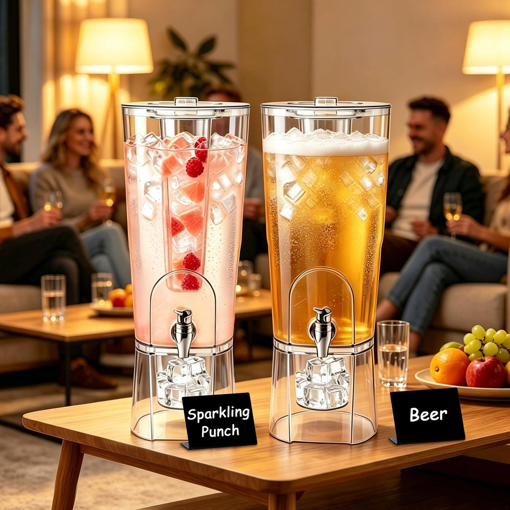 2 Gallon Drink Dispenser with Stand and Fruit Infuser M301490