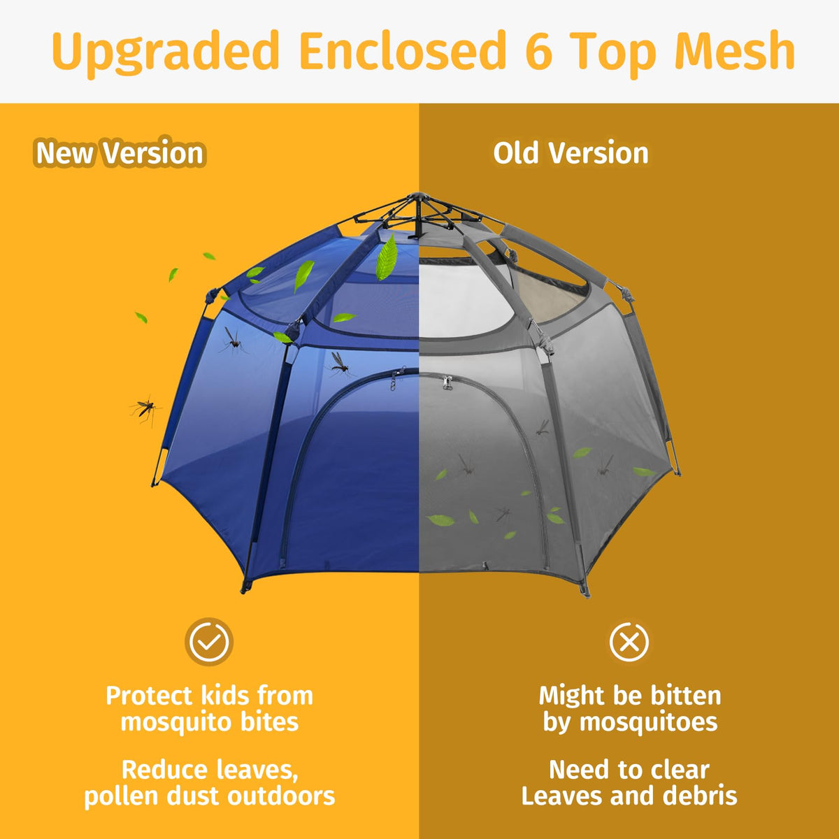 Portable Baby Playpen with Mesh G249
