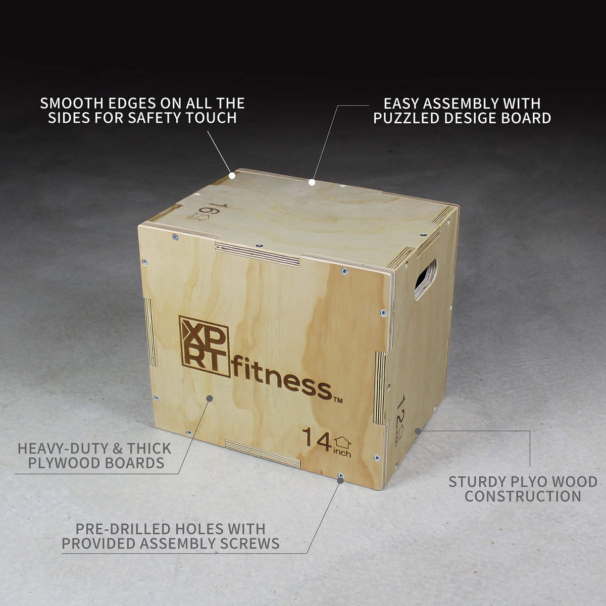 Wooden Plyo Box C6368