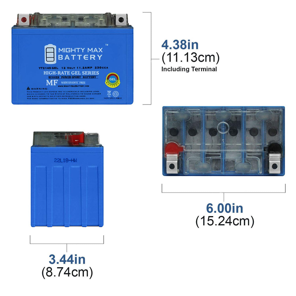 12V 11.2Ah Gel Battery I37981
