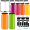16oz Glass Juice Bottles, 12 Pack R5953