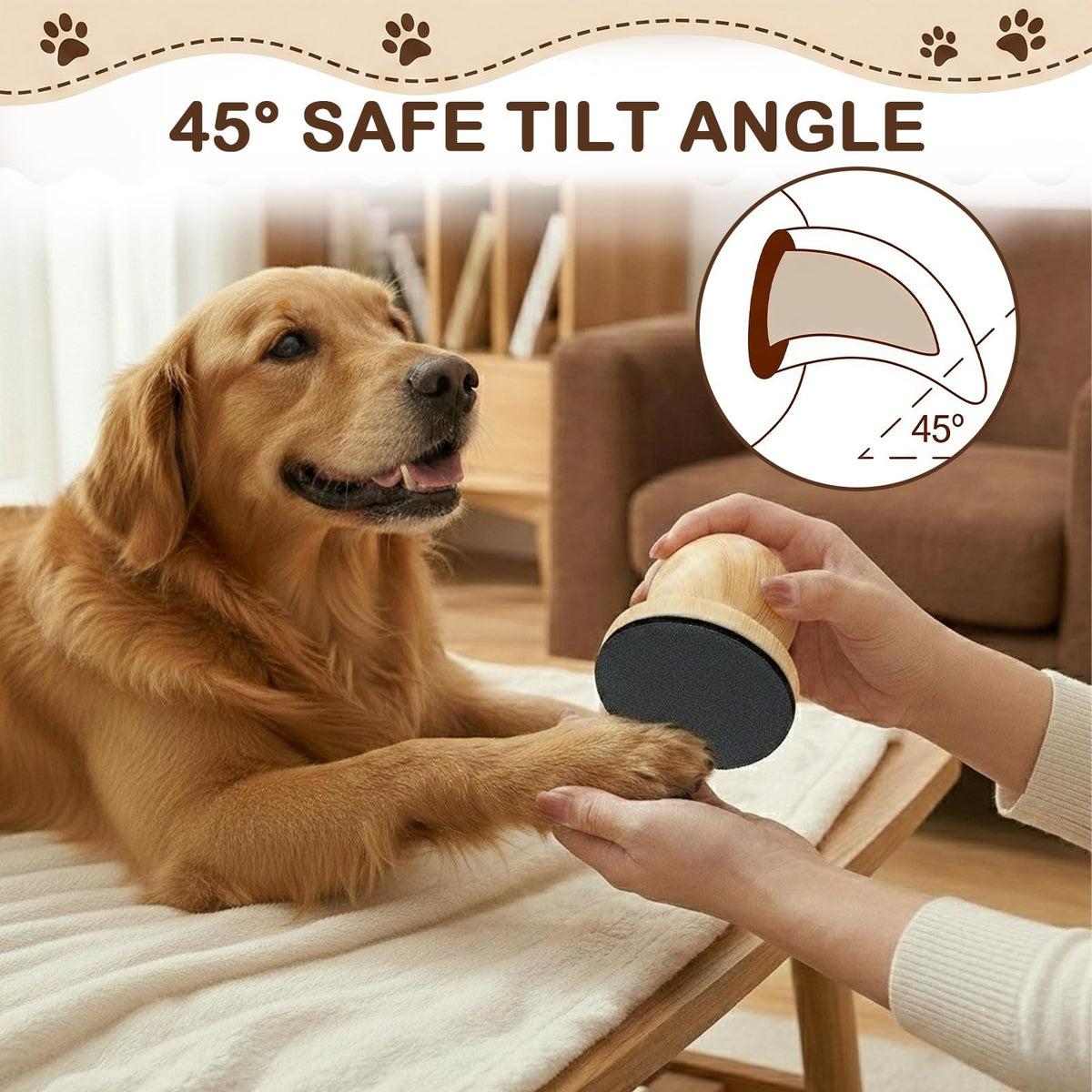 Dog Nail File Grinder Board with 4-Pack Replaceable Sandpaper Discs Y939393
