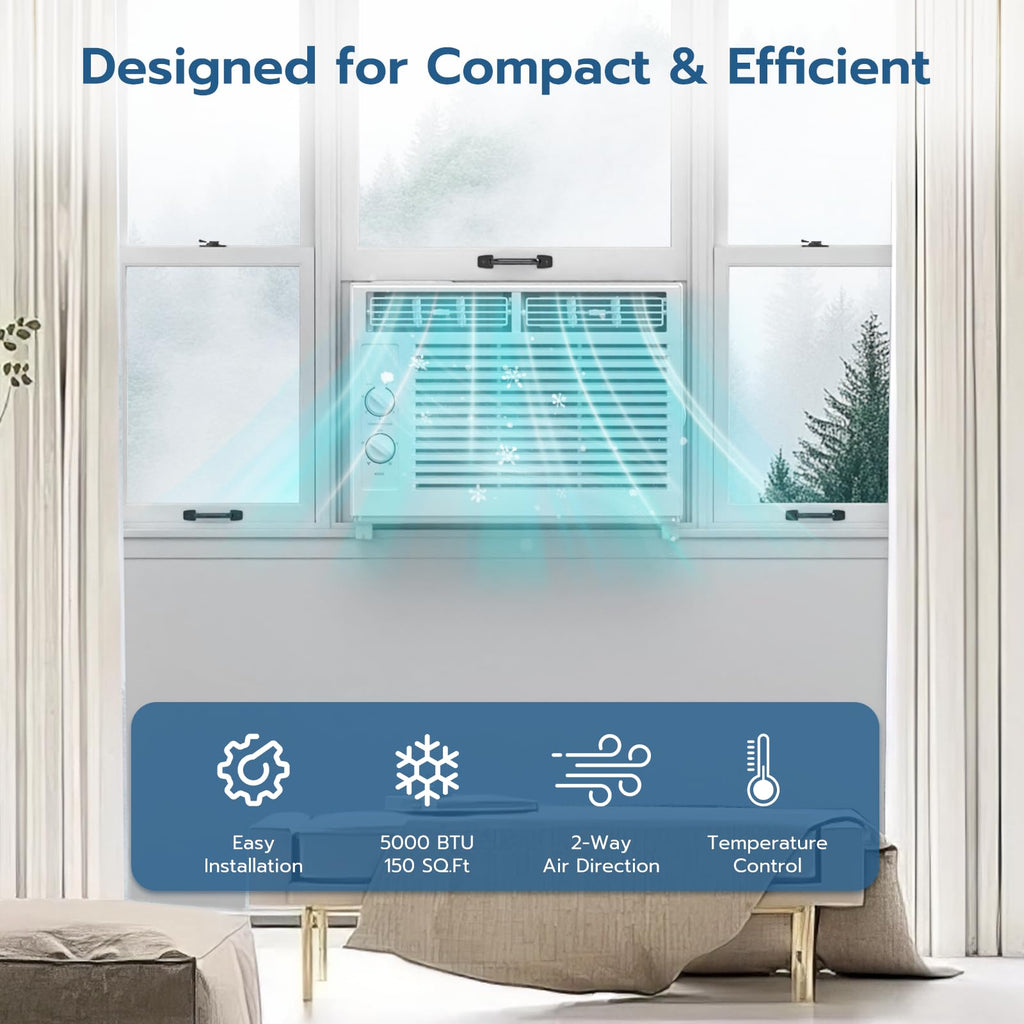 5000BTU Window Air Conditioners E2861