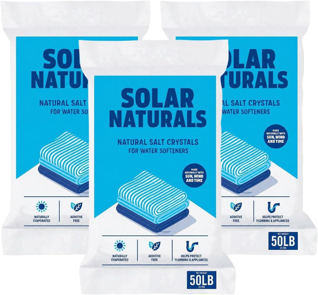 Natural Salt Crystals for Water Softeners, 50lb K72609