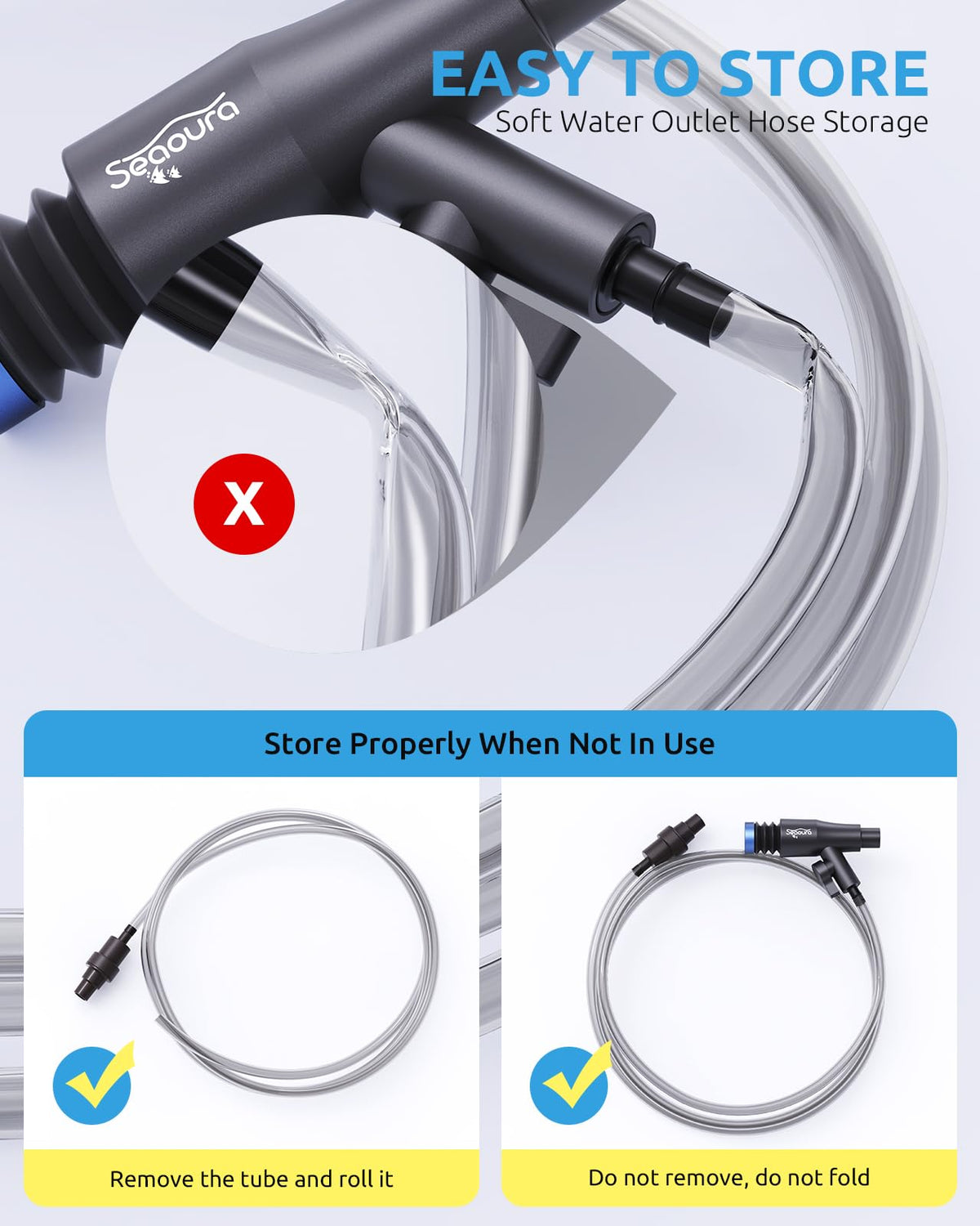 Aquarium Gravel Siphon Vacuum up to 50 Gal A763