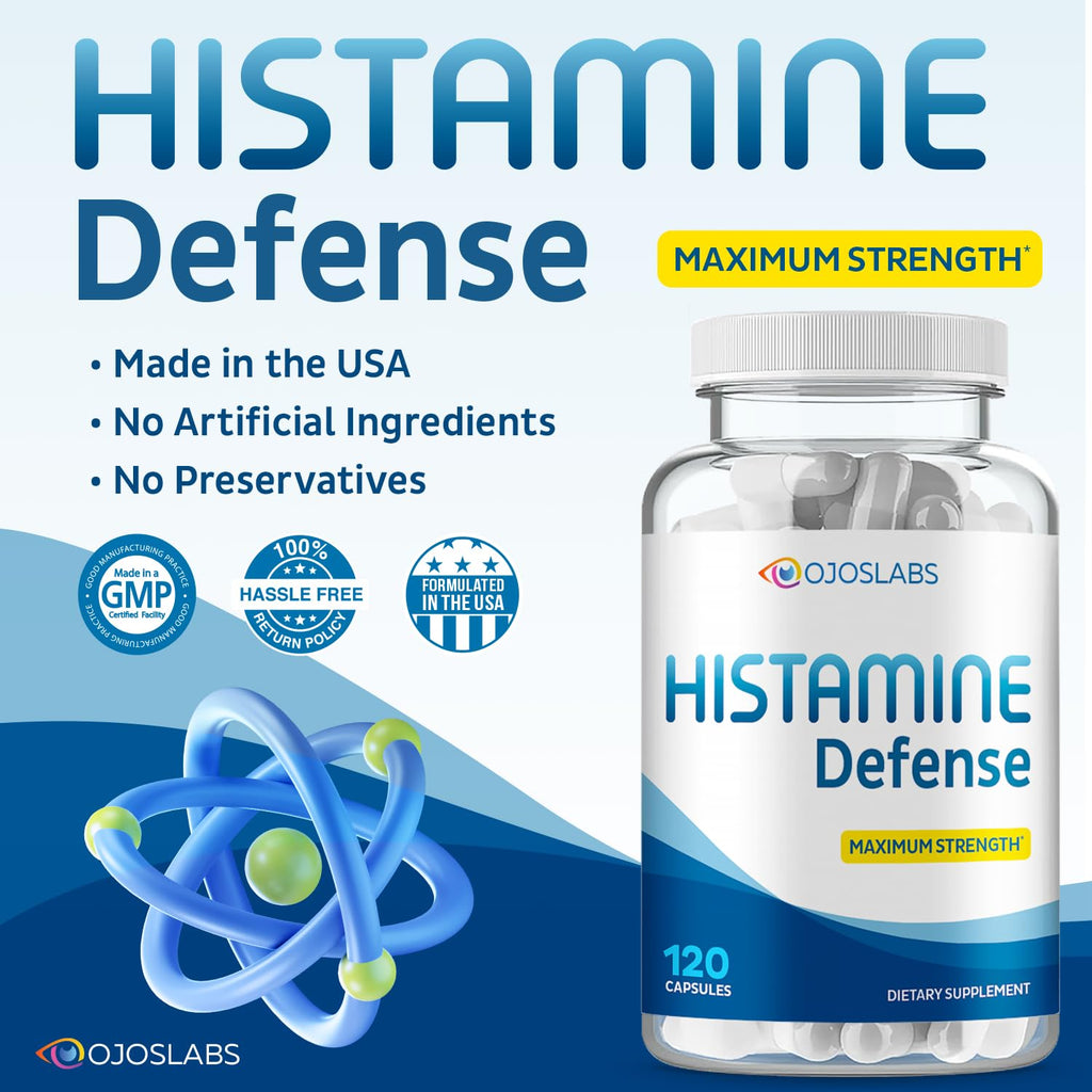 120 Capsules Natural D-Hist Supplement D906