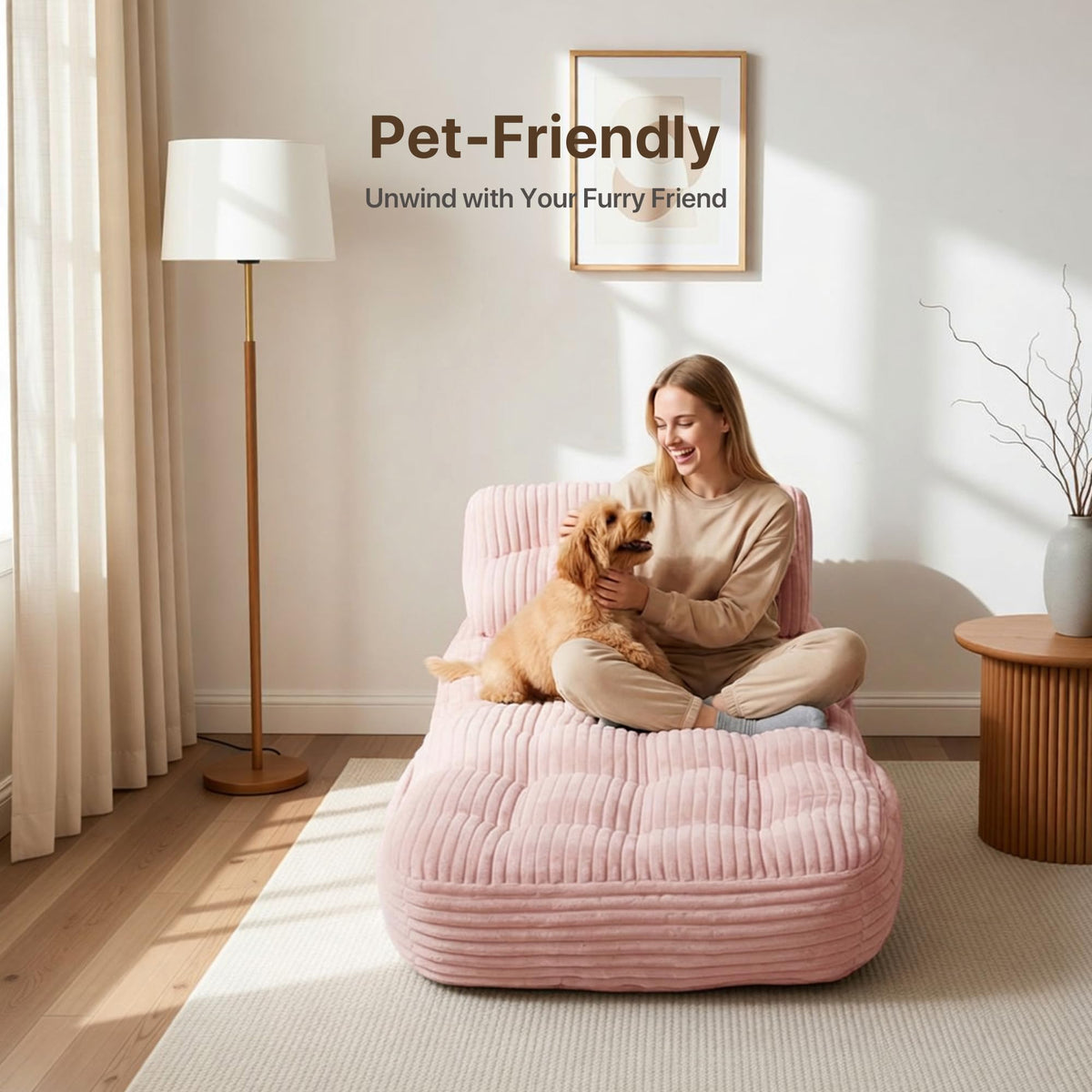 Pink Folding Sofa Bed O338