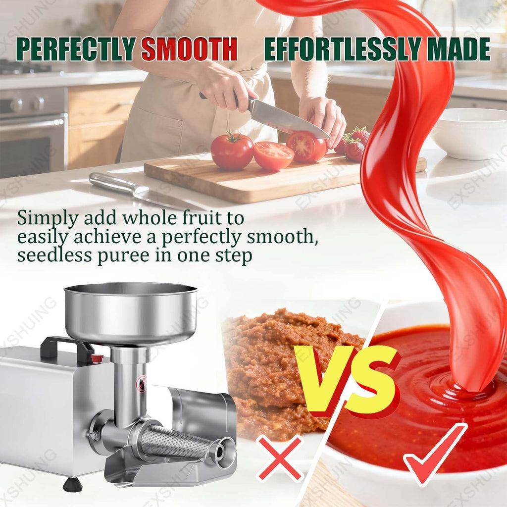 450w Electric Tomato Strainer With Automatic Pulp Separator X68726