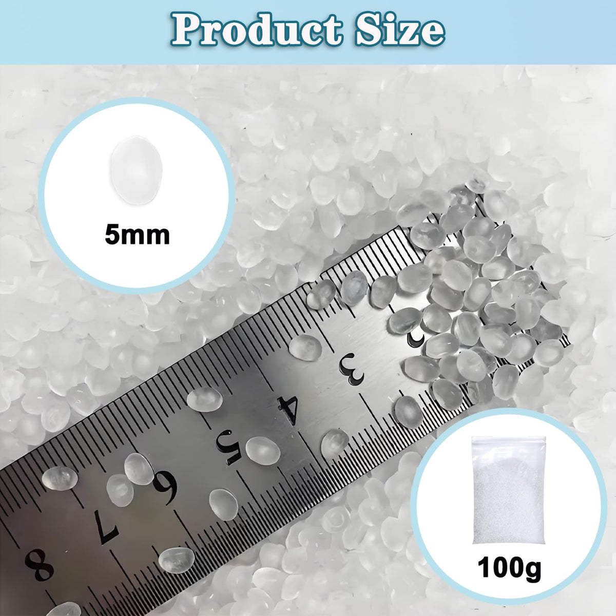 Polyethylene Weighted Stuffing Beads 100g S7635