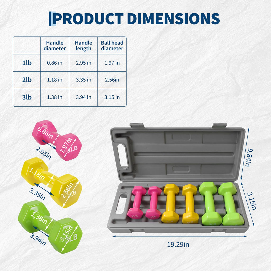 Neoprene Coated Dumbbell Set N740