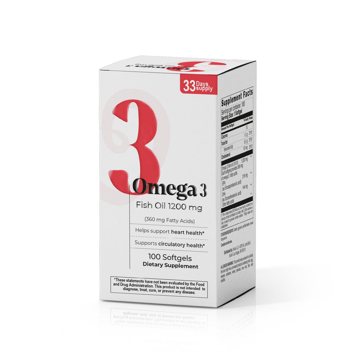 Fish Oil 1200 mg 200 Count M519677