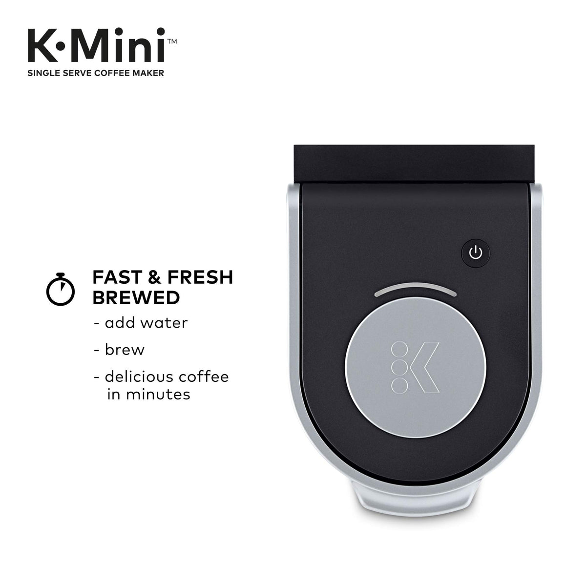 Single Serve K-Cup Pod Coffee Maker, Black, 40 Count M87631
