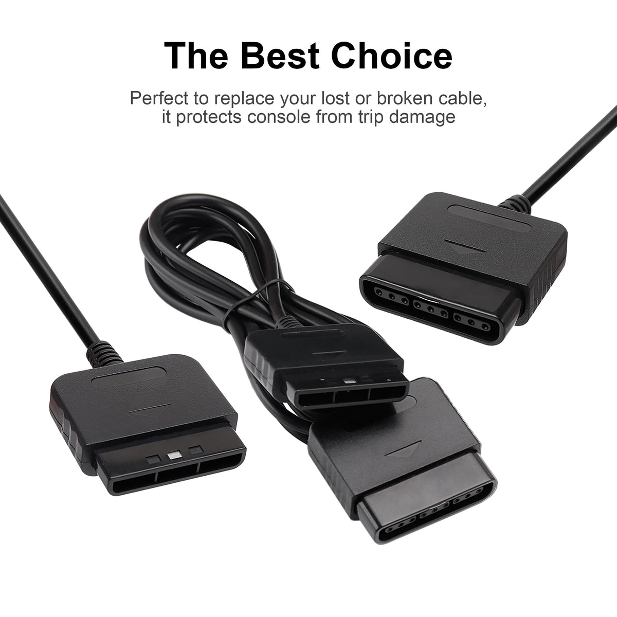 PS2 Controller Extension Cable 2-Pack 1.8M/6FT H34501