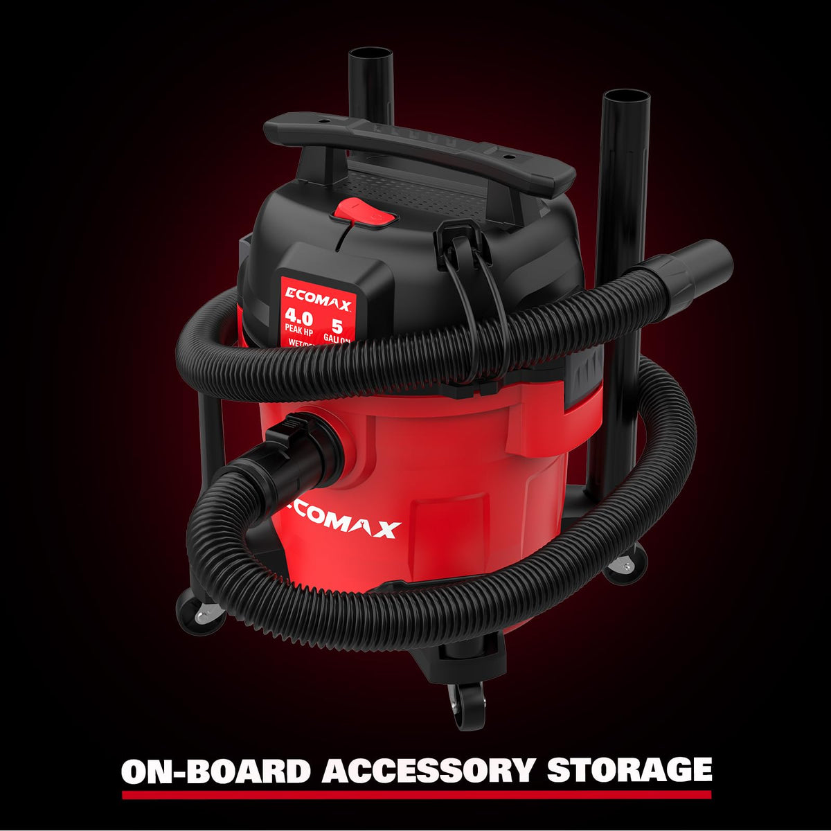 Ultra Quiet Wet and Dry 5 Gallon 4 HP Shop Vacuum L365156