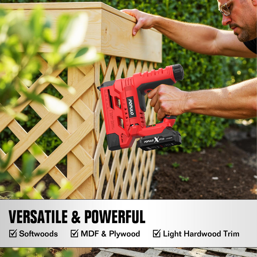 18 Gauge 2 In 1 Cordless Brad Nailer Stapler Y5737