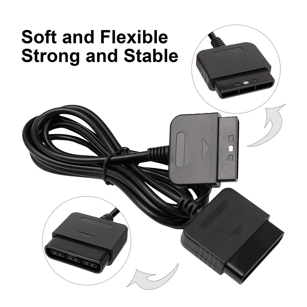 PS2 Controller Extension Cable 2-Pack 1.8M/6FT H34501