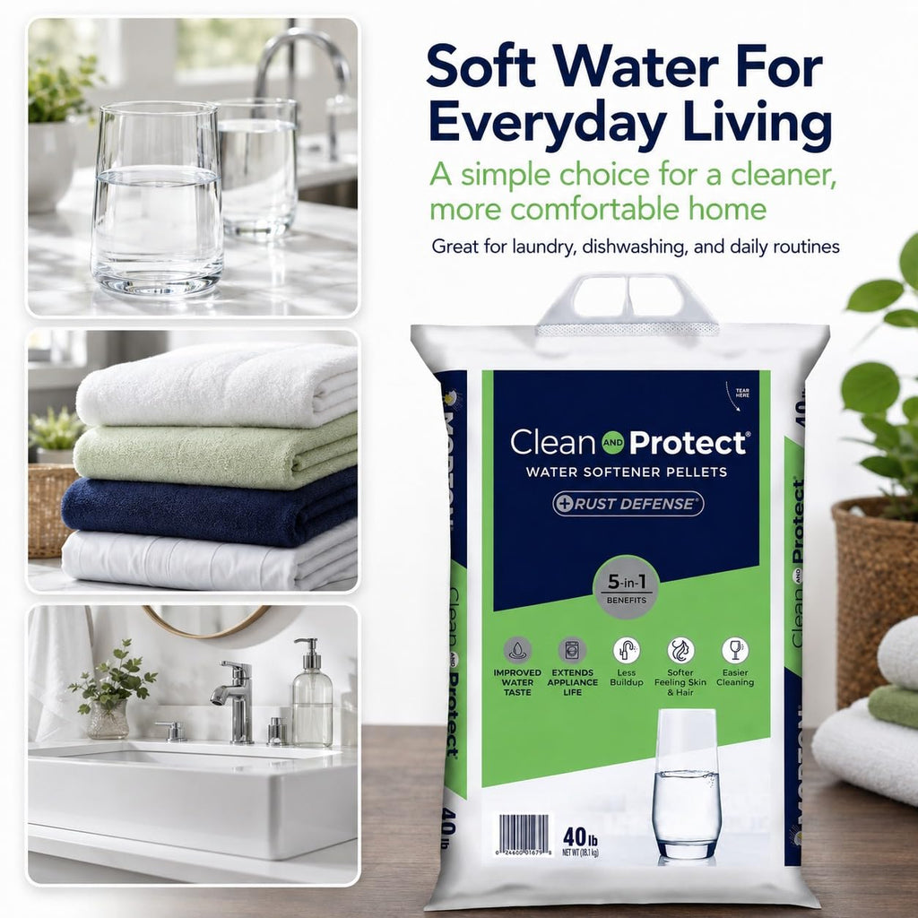 40 lb Water Softener Salt Pellets Pack of 2 J69734