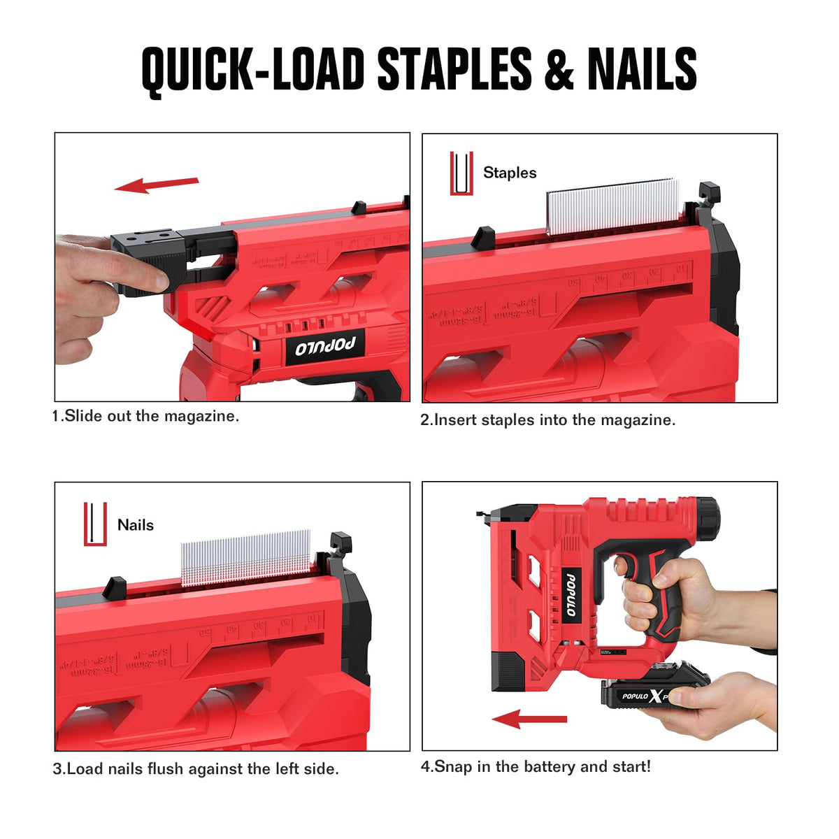 18 Gauge 2 In 1 Cordless Brad Nailer Stapler Y5737
