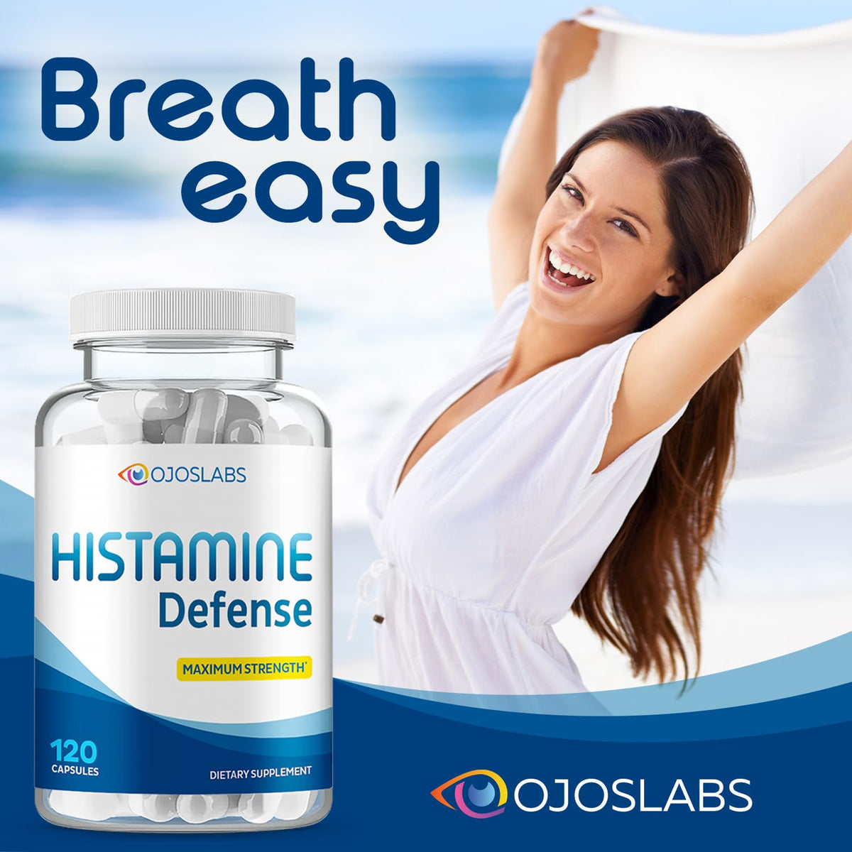 120 Capsules Natural D-Hist Supplement D906