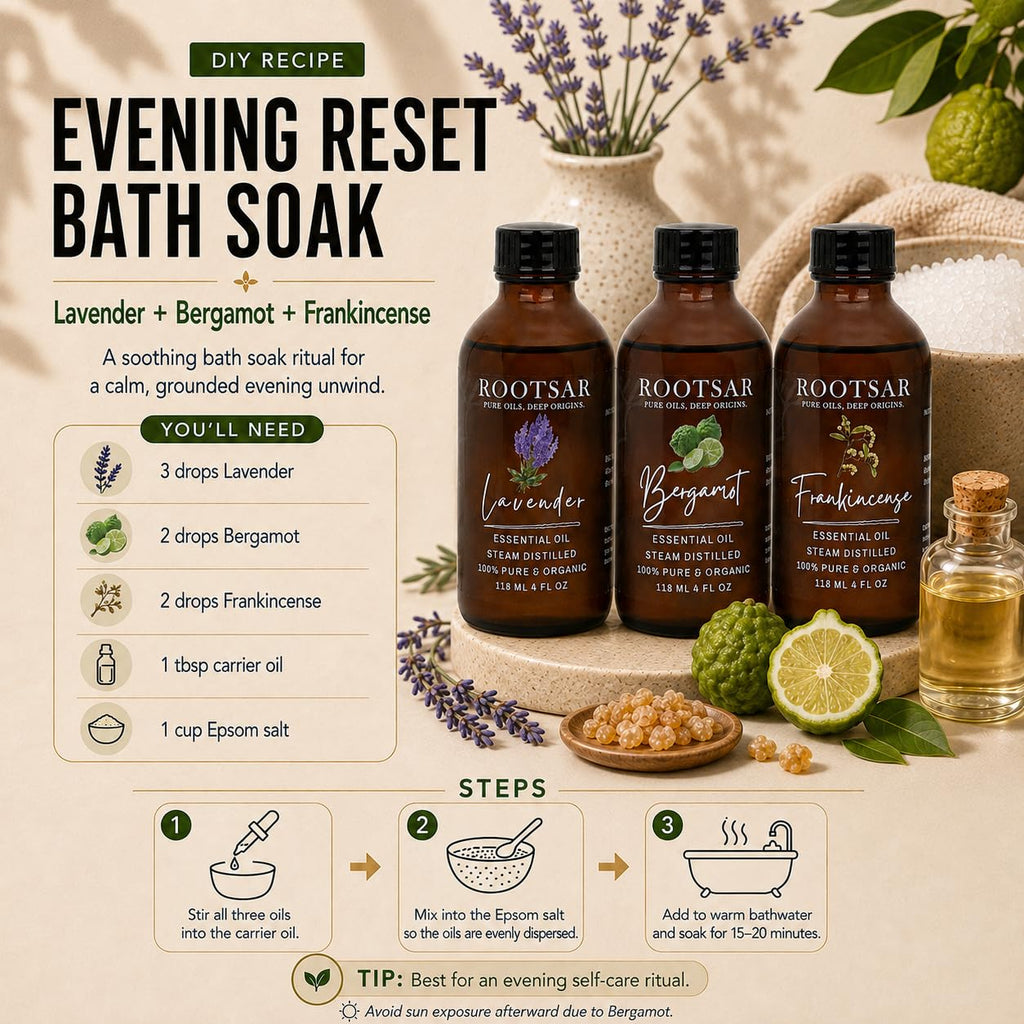 3 Pack Essential Oils 4 Fl Oz M841