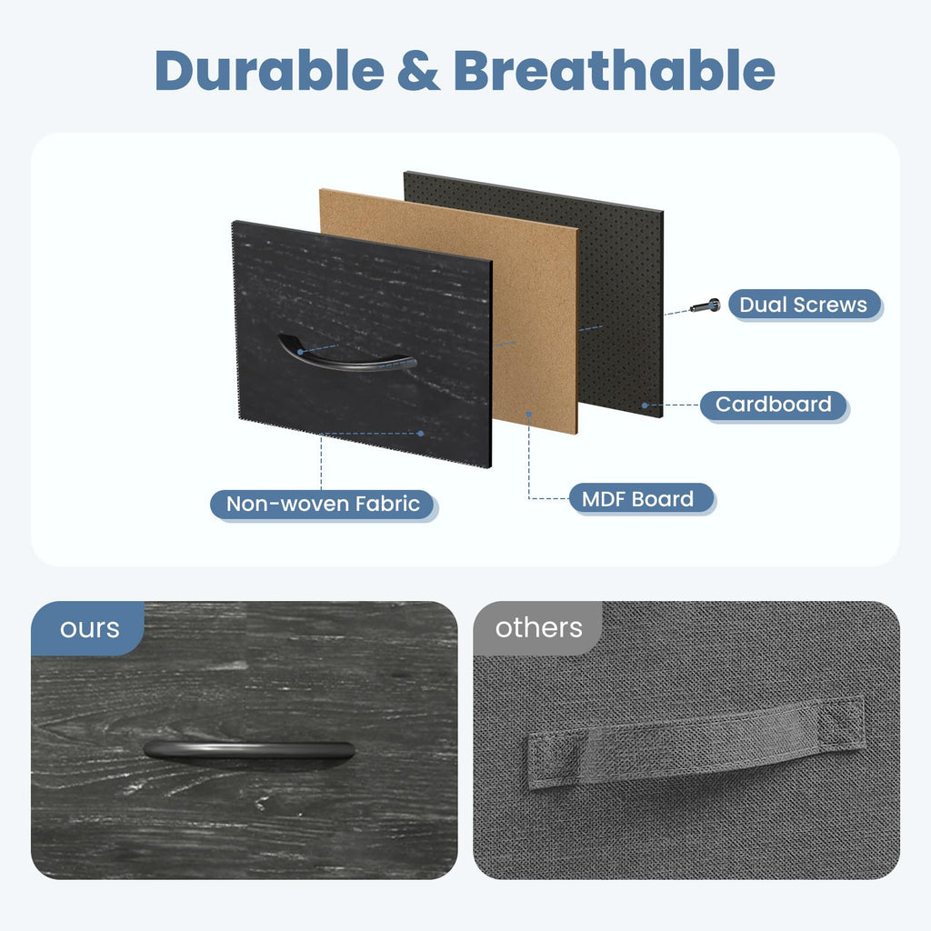 8 Fabric Drawer Dresser B90894