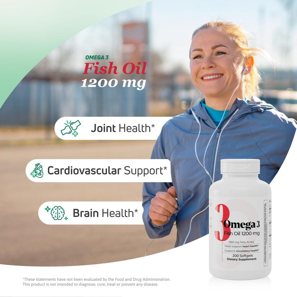 Fish Oil 1200 mg 200 Count M519677