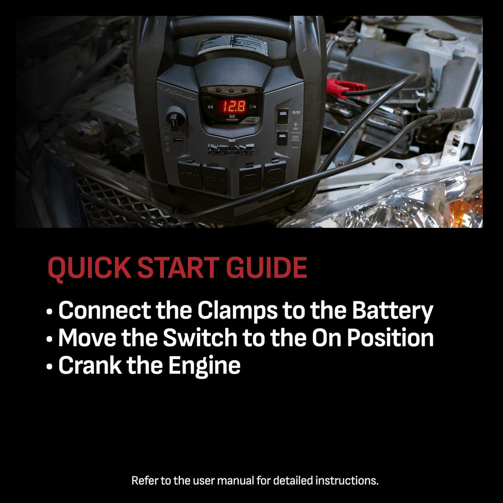 12V Car Battery Jump Starter & Power Station X195725