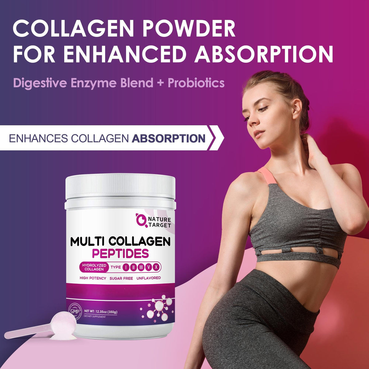 Multi Collagen Peptides Powder G58060
