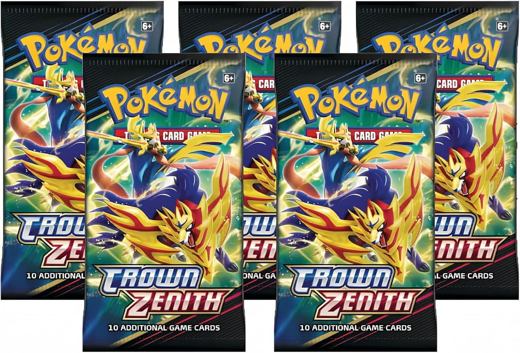 Pokemon Sword & Shield Crown Zenith 5 Booster Packs D3828