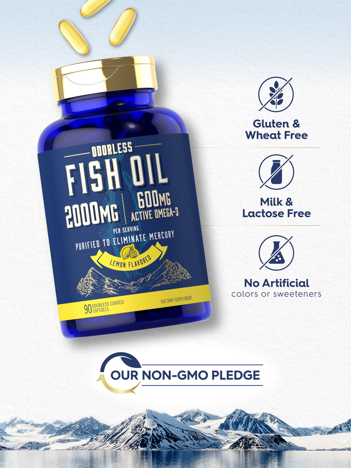 Fish Oil 2000mg Omega 3 Supplement R578040
