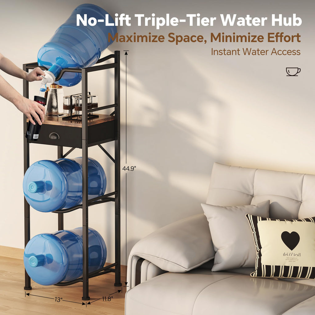 5 Gallon Water Jug Holder with Dispenser Pump S856