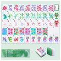 160 Acrylic Engraved Mahjong Tile Set L1013