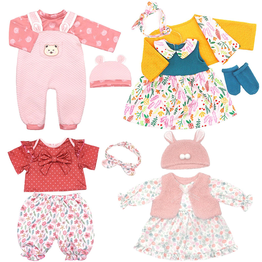 20-22 Inch Doll Clothes and Accessories 4 Sets I90857