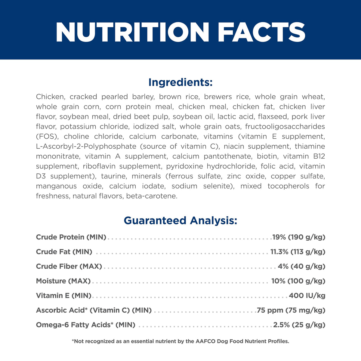 Dry Dog Food N14637