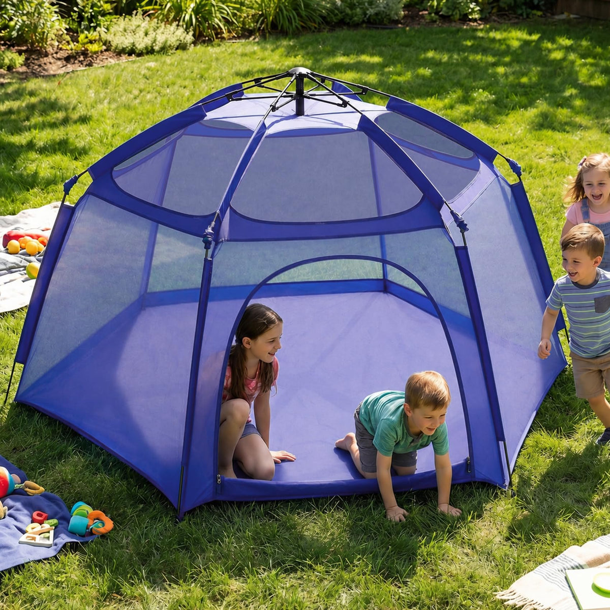 Portable Baby Playpen with Mesh G249