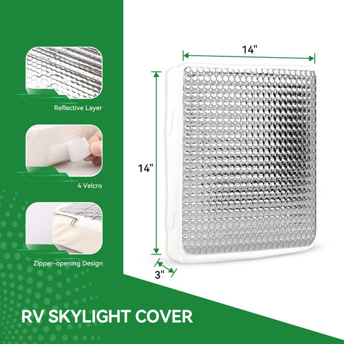 2 Pack 14"x14" RV Vent Insulator F4833
